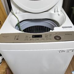 2020年製 SHAPE洗濯機 6kg ES-GE6E-T