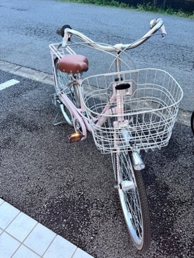 ピンク自転車