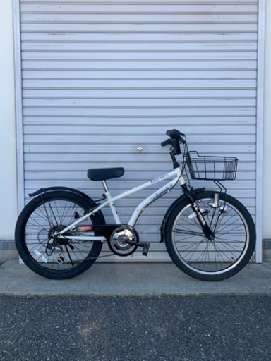【整備士による点検済み】　☆前後タイヤ新古品☆   22型　6S  ジュニアシティーサイクル　防犯登録料込価格︎‼︎