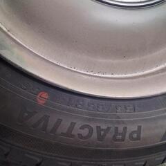 ハートボイス HEART VOICE 5J 14インチ 155/65R14 バリ溝タイヤ PCD100 