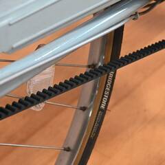 【完売御礼】整備済 ブリヂストン 27型内装3段ギアベルト駆動  ステップクルーズDXベルト 中古自転車 通勤通学向け 水色 