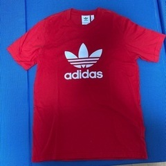 adidas  赤 Tシャツ