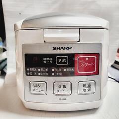 SHARP KS-H59 炊飯器 3合炊き 説明書・しゃもじ付き
