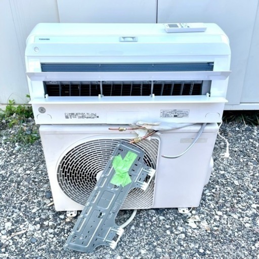 美品【TOSHIBA/東芝】ルームエアコン 室内機・室外機セット RAS-G281E8R 2021年製 10畳用 ★リモコンあり