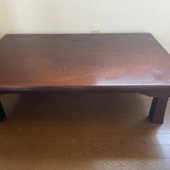木製座卓　折りたたみ式テーブル