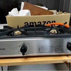 ほぼ未使用　rinaiプロパン用ガスコンロ/現金可