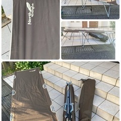 【6/9取引完了】USED＊コールマン他キャンプ道具一式まとめて＊バラも可＊2ルームテント＊チェア以外は箱あります＊現物見てからご検討もOKです！