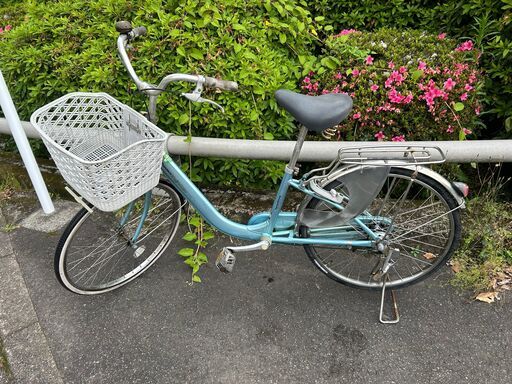 リサイクルショップどりーむ鹿大前店　No1411　自転車　カゴ付き　移動手段　オートライト付き