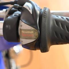 【完売御礼】【子供用】整備済 ブリヂストン20型 エクスプレスJr  中古 子供用自転車  身長110cm程度から131cm程度まで 青色  <自転車のオオムラ 静岡店>