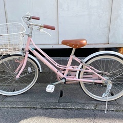 子供用自転車　20インチ ピンク（サカモト フローリスjr.）
