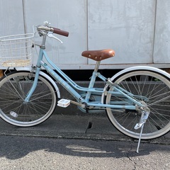 子供用自転車　20インチ ブルー（サカモト フローリスjr.）