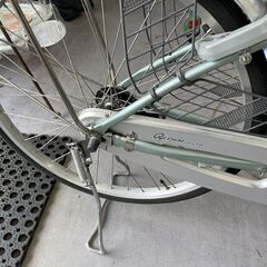 24インチ 自転車 変速なし カゴ 荷台 鍵 ライト付き ママチャリ チャリ