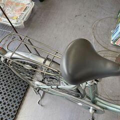 24インチ 自転車 変速なし カゴ 荷台 鍵 ライト付き ママチャリ チャリ