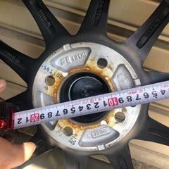 オフロード/マッドタイヤ付きアルミホイール  バリ山4本組み