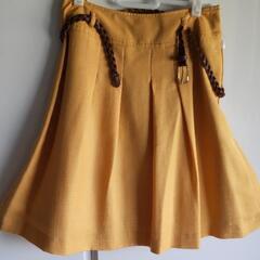 【新品】黄色のフレアースカート