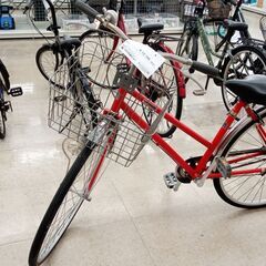 ☆ジモティ割あり☆ 自転車 27インチ 赤 クリーニング済み TJ5672