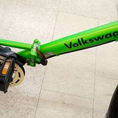 ☆ジモティ割あり☆ Volks wagen 自転車 20インチ みどり クリーニング