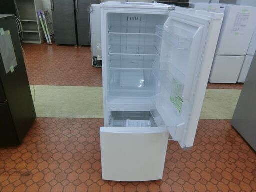 ID 183025　冷蔵庫2ドア　153L　東芝　2018年　GR-P15BS Amazon.co.jp: 東芝 153L 2ドア冷蔵庫(メタリックブラック)【右