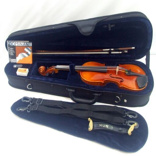 メンテ済み スズキバイオリン No520 虎杢 分数1/4 希少サイズ 1983年