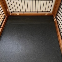 ペット　木製ケージ（トレー付き）