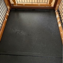 ペット　木製ケージ（トレー付き）