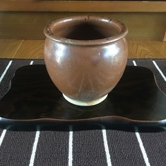 常滑焼陶器製　ミニ壺