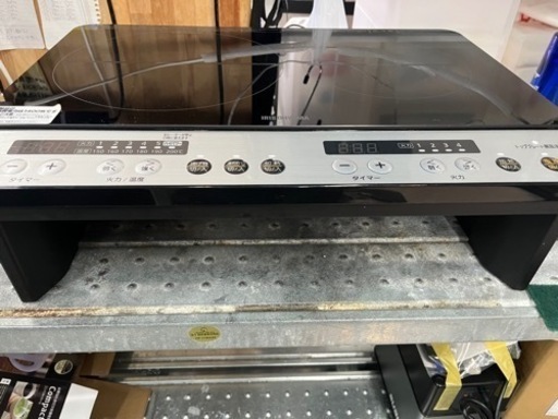【アイリスオーヤマ】【2口IHクッキングヒーター】クリーニング、動作チェック　管理番号10405