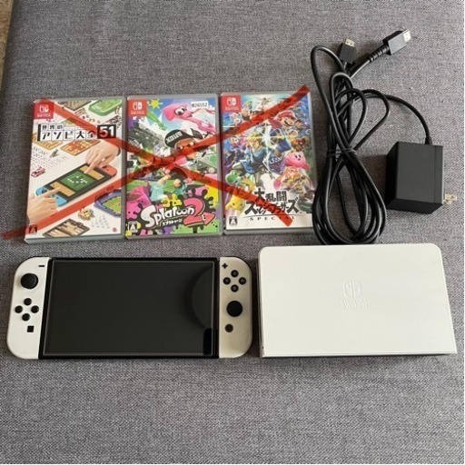 Switch スイッチ　ニンテンドー　有機EL 美品　カセット　ソフト