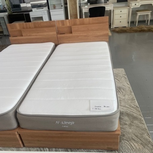 家具 ベッド シングルベッド　マットレス付き