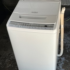 HITACHI 洗濯機 ビートウォッシュ 7kg洗い 2021年 2-3人用 日立 BW-V70F 動作品 川崎区 