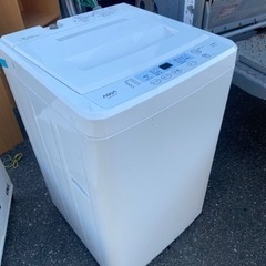 北九州市内配送無料　保証付き　AQUA アクア AQW-S451(W) [簡易乾燥機能付き洗濯機（4.5kg）]