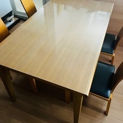 テーブル(大塚家具)チェア(HIKARI)セット