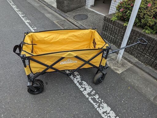 東京都目黒区 すぐ渡せます 4輪カート アウトドアワゴン 折りたたみ キャリーカート 4輪 大容量 極太タイヤ