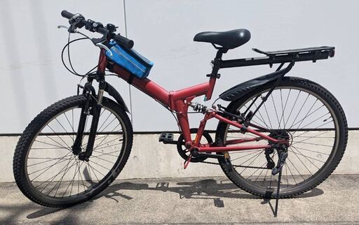 最終値下げ！　26インチマウンテンバイク　前後サスペンション付き