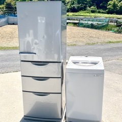 格安出品♪☆★AQUA冷凍冷蔵庫 355L TOSHIBA洗濯機 7kgセット★☆