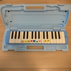 ピアニカ　鍵盤　鍵盤ハーモニカ　水色　ブルー　楽器　音楽