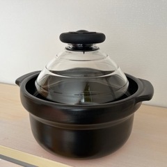 ハリオ　ガス火用3合炊き炊飯土鍋