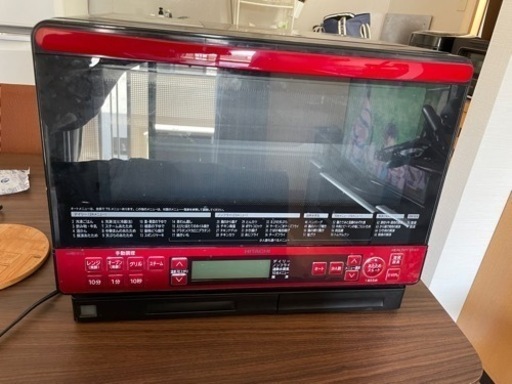 HITACHI 日立加熱水蒸気オーブンレンジ MOR-RS8（RED）
