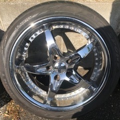 ZENETTI  ゼネッティ 19インチ　深リム　メッキ　ホイール