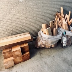 【キャンプ・DIYに】薪、建材