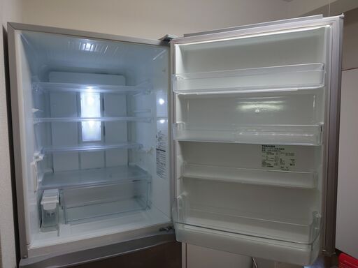 3ドア冷凍冷蔵庫 375L(右開き） - 冷蔵庫 