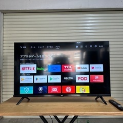 【売却済】TCL 40型 フルハイビジョン スマートテレビ (2...