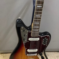 【美品】Squier ジャガー JAGUAR スクワイア スクワイヤー 専用ケース付属　ギター