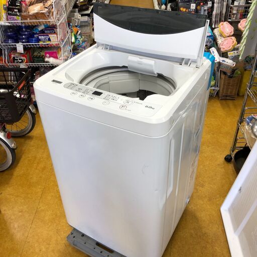 ２０２０年製　YAMADASELECT(ヤマダセレクト) YWMT60G1  全自動電気洗濯機 (6kg)