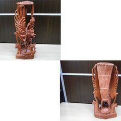 ガルーダ ヴィシュヌ神 インドネシア バリ島 東洋彫刻 神仏像 木彫り 