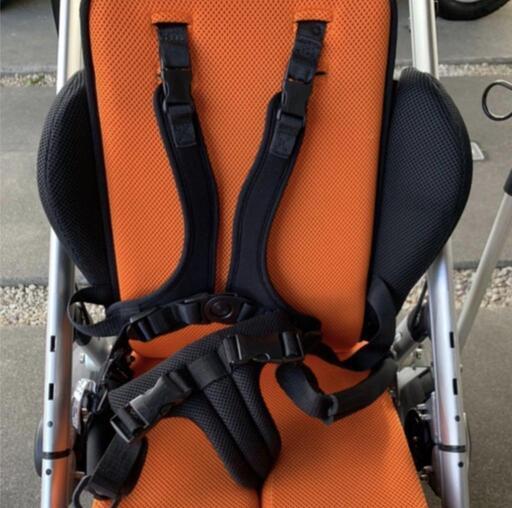 ネイビー ドット柄 障害児用バギー 車椅子バギー ネイビー ドット柄 障害児用バギー 車椅子・バギー