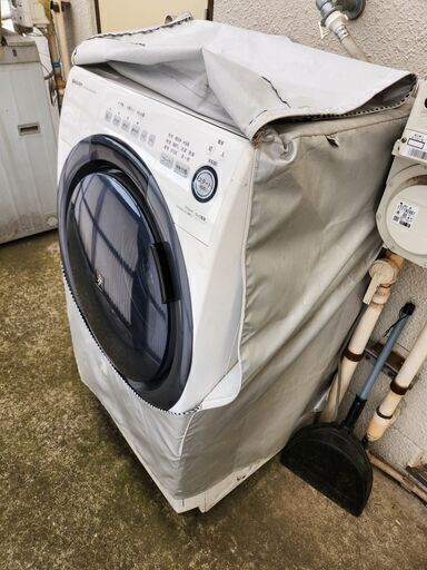 乾燥機能付きドラム式洗濯機　SHARP