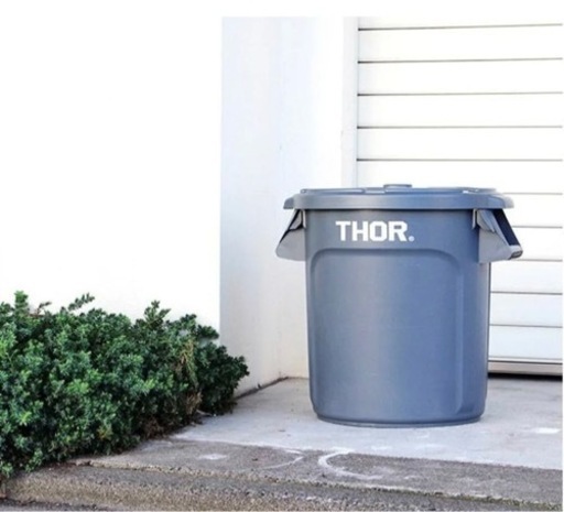 6日まで　THOR ゴミ箱　三個セット　フタ付き　TRUST
