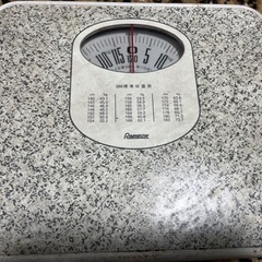レトロな体重計