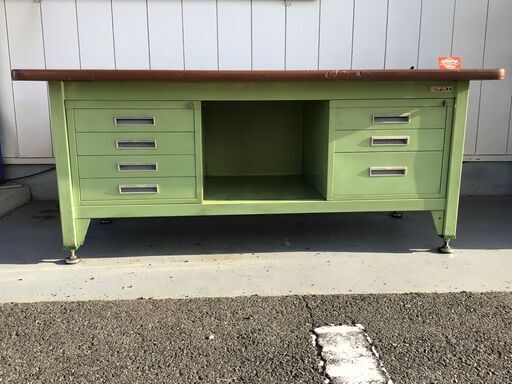 【エコツール半田店】サカエ 作業台 1800x800x750【愛知県/名古屋市/知立市/半田市/岡崎市/工具】【ITP1RVH350YT】★出張買取も好評受付中！